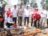 Hasil Sinergi, Pembangunan Markas PMI Lebak Dimulai